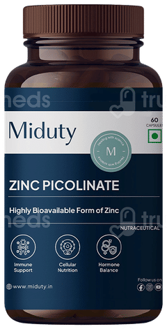 Miduty Zinc Picolinate Capsule 60