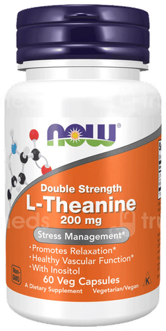 Now Foods L Theanine 200Mg Veg Capsule 60