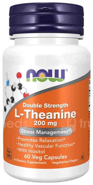 Now Foods L Theanine 200Mg Veg Capsule 60
