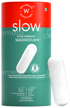Wellbeing Nutrition Slow Magnesium + Capsule 60