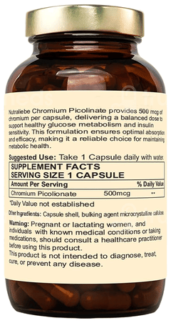 Nutraliebe Chromium Picolinate 500Mcg Capsule 90