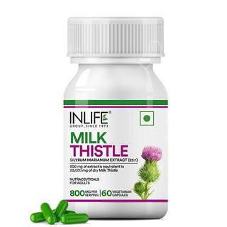Inlife Milk Thistle 800Mg Vegetarian Capsule 60