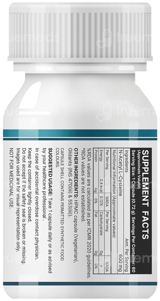 Inlife Nac N Acetyl L Cysteine Vegetarian Capsule 60