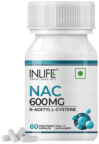 Inlife Nac N Acetyl L Cysteine Vegetarian Capsule 60