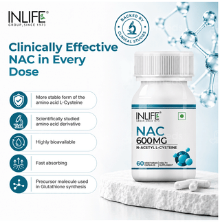Inlife Nac N Acetyl L Cysteine Vegetarian Capsule 60