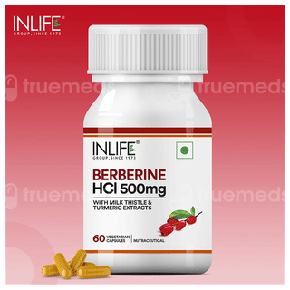 Inlife Berberine 500Mg Vegetarian Capsule 60