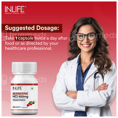 Inlife Berberine 500Mg Vegetarian Capsule 60