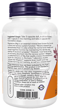 Now Magtein Veg Capsule 90