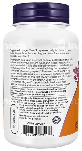 Now Magtein Veg Capsule 90