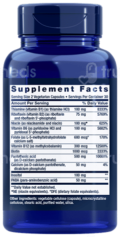 Life Extension Bio Active Complete B Complex Vegetarian Capsule 60