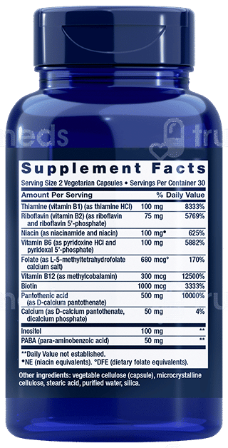 Life Extension Bio Active Complete B Complex Vegetarian Capsule 60