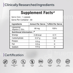 Miduty Liposomal Vitamin C Capsule 90