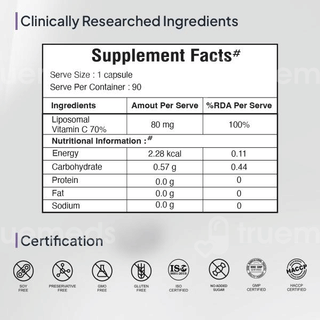 Miduty Liposomal Vitamin C Capsule 90