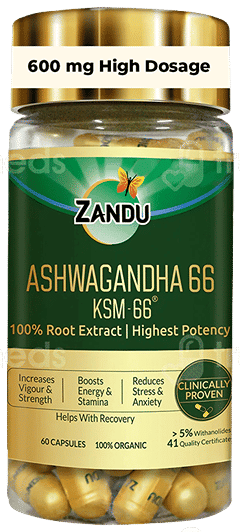Zandu Ashwagandha 66 Ksm 66 Capsule 60