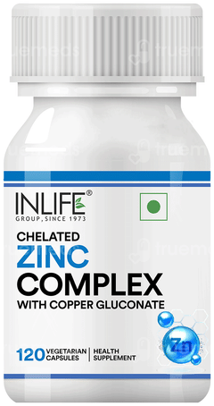 Inlife Chelated Zinc Complex Vegetarian Capsule 120