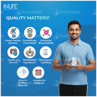 Inlife Chelated Zinc Complex Vegetarian Capsule 120