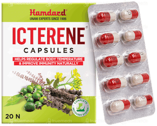 Hamdard Icterene 2 Strip Of 10 Capsules