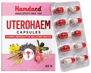Hamdard Uterohaem 6 Strip Of 10 Capsules