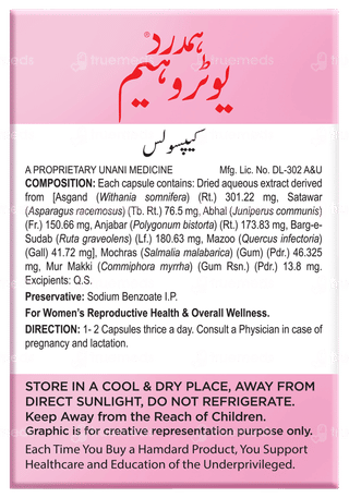 Hamdard Uterohaem 6 Strip Of 10 Capsules