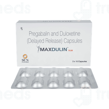 Maxdulin 7520 Mg Capsule Dr 10 - Uses, Side Effects, Dosage, Price ...