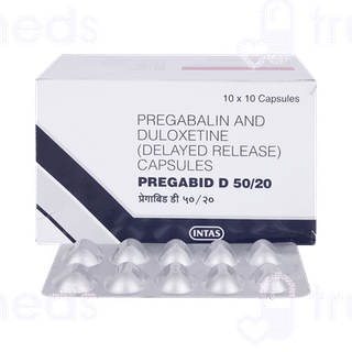 Pregabid D 50/20 MG Capsule 10