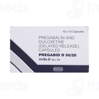 Pregabid D 50/20 MG Capsule 10