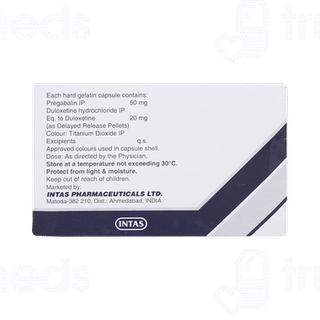 Pregabid D 50/20 MG Capsule 10