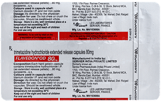 Flavedon Od 80mg Capsule 10