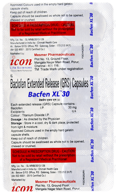 Bacfen Xl 30 Capsule 10