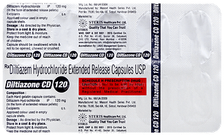 Diltiazone Cd 120 Capsule 10