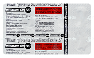 Diltiazone Cd 120 Capsule 10