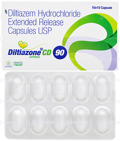 Diltiazone Cd 90 Capsule 10 Diltiazone Cd 90 Capsule 10