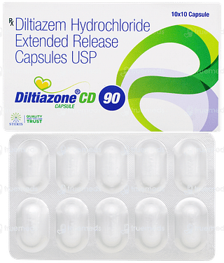 Diltiazone Cd 90 Capsule 10