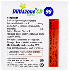 Diltiazone Cd 90 Capsule 10 Diltiazone Cd 90 Capsule 10