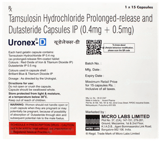 Uronex D Capsule 15