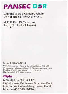 Pansec Dsr Capsule Pr 15