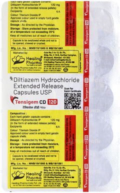 Tensigem Cd 120 Capsule 10
