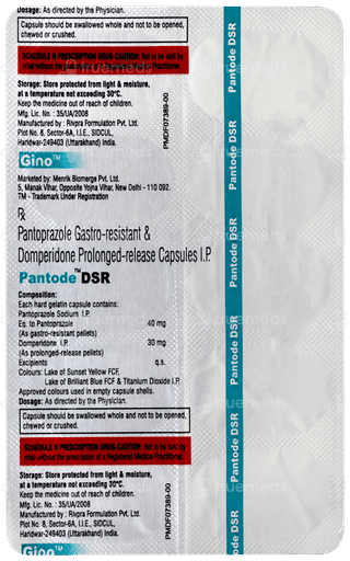 Pantode Dsr Capsule 10