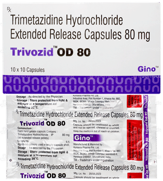 Trivozid Od 80 Capsule 10