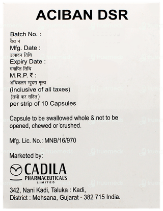 Aciban Dsr Capsule 10