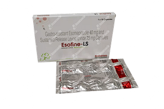 Esofine Ls 75/40 MG Capsule Sr 10