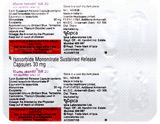 Mono Isordil Sr 30 Capsule 10