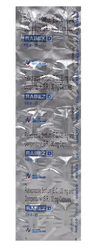 Rabez D 30/20 MG Capsule Sr 10