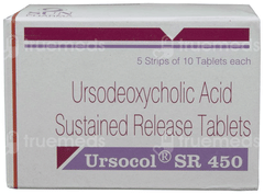 Ursocol Sr 450Mg Capsule 10