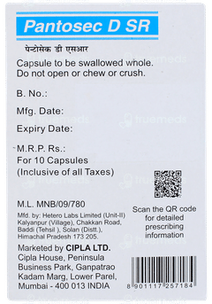 Pantosec D Sr Capsule 10