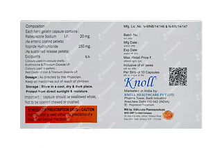 Rabinol It 150/20 MG Capsule  Sr 10