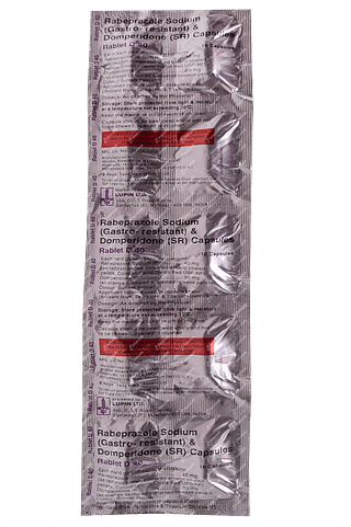 Rablet D 40/30 MG Capsule Sr 10