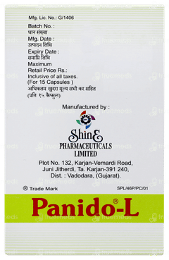 Panido L Capsule 15 Panido L Capsule 15