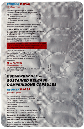 Esomer D 40 Sr Capsule 10