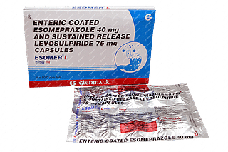 Esomer L 40/75 MG Capsule Sr 10